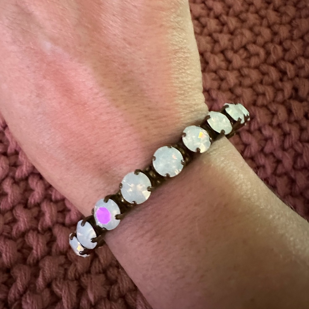 White Opal Cuff